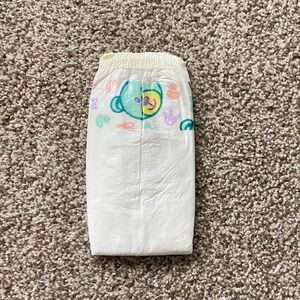 Wonderdry Vintage Bear Plastic Diapers Sz SMALL Diapers 14lb crinkle plastic‎